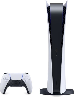 Imagine Consola PlayStation 5 PS5 Digital 2 controllere