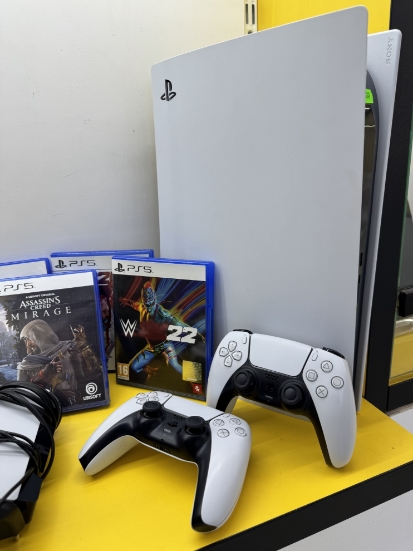 Imagine PlayStation 5 Disk Edition 2 Controllere 4 Jocuri 