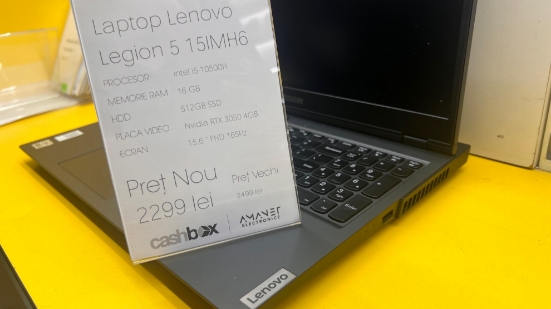 Imagine Lenovo Legion 15  i5 gen 10  16GB RAM SSD 512GB RTX 3050 4GB