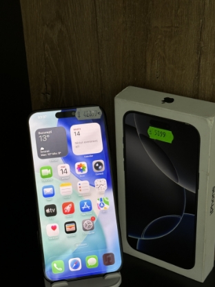 Imagine IPhone 16 PRO MAX  256GB Baterie 100% 14 incarcari