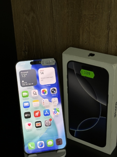 Imagine IPhone 16 PRO MAX  256GB Baterie 100% 14 incarcari