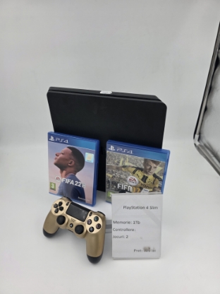 Imagine PlayStation 4 Slim 1TB 1 controller 2 jocuri