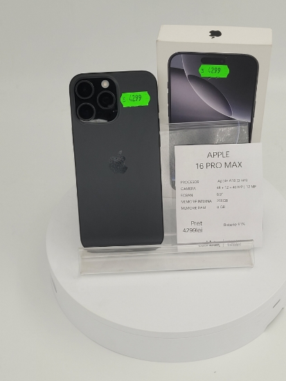 Imagine IPhone 16 PRO MAX  256GB Baterie 91%,  