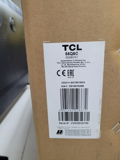 Imagine TCL QD-Mini Led  Google Smart TV  55Q6C 139cm 4K UHD