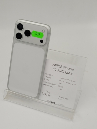Imagine IPhone 17 PRO MAX  256GB baterie 100%  4cc