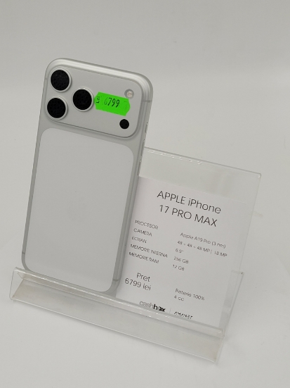 Imagine IPhone 17 PRO MAX  256GB baterie 100%  4cc