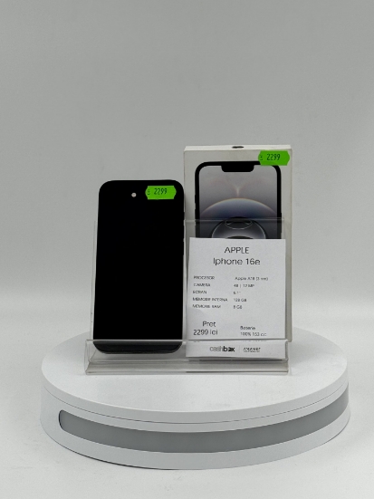 Imagine IPhone 16E 128GB Bat 100% 153 cicluri