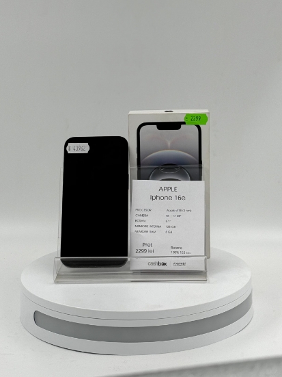 Imagine IPhone 16E 128GB Bat 100% 153 cicluri