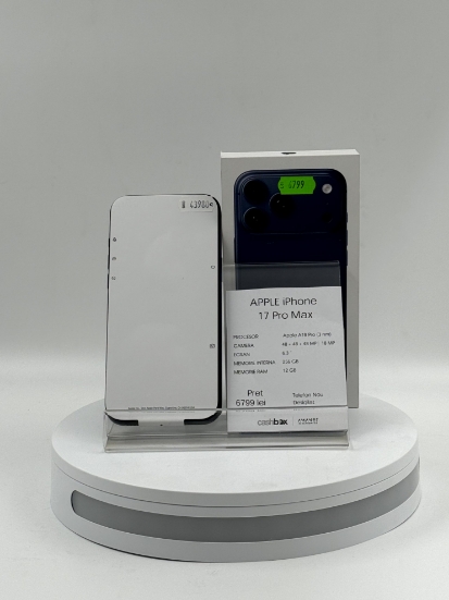 Imagine IPhone 17 PRO MAX  256 GB Nou Desigilat