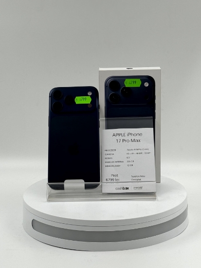 Imagine IPhone 17 PRO MAX  256 GB Nou Desigilat