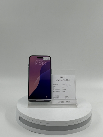 Imagine IPhone 16 Plus 256GB Bat 100% 57 cicluri