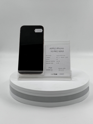 Imagine IPhone 16 PRO MAX 256GB 100% baterie
