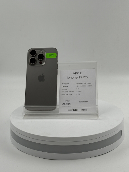 Imagine IPhone 15 Pro 256 GB 86%