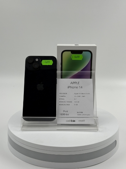 Imagine IPhone 14 (128) BATERIE 100%, inlocuita