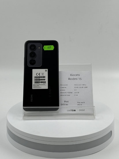 Imagine Xiaomi Redmi 15 256GB 8GB RAM