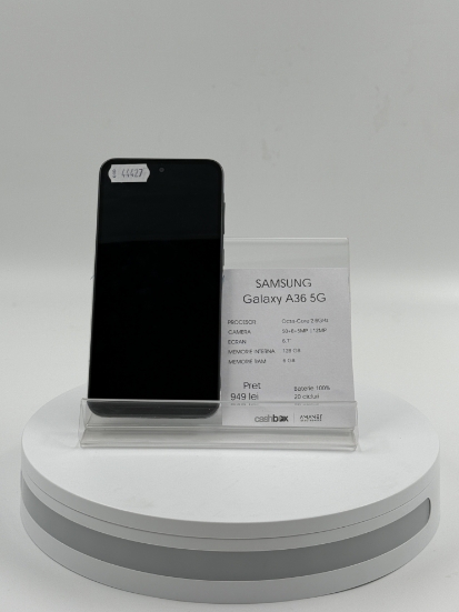 Imagine Samsung Galaxy A36 5G 128GB baterie 100% 20 cicluri