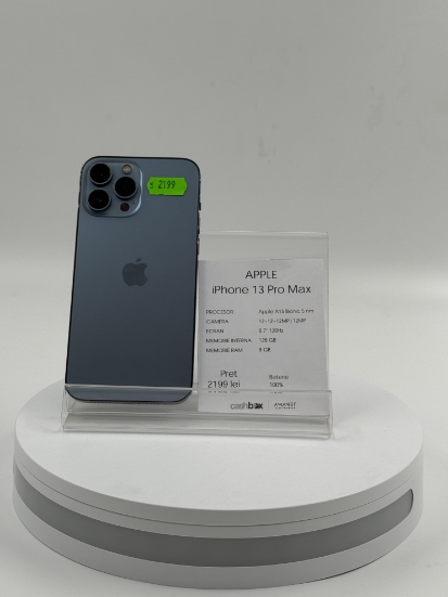Imagine IPhone 13 PRO MAX (128GB) BAT 100%, inlocuita