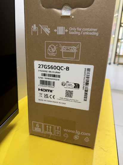 Imagine Monitor Gaming Curbat LED VA LG UltraGear 27GS60QC-B 27'' QHD 180 Hz