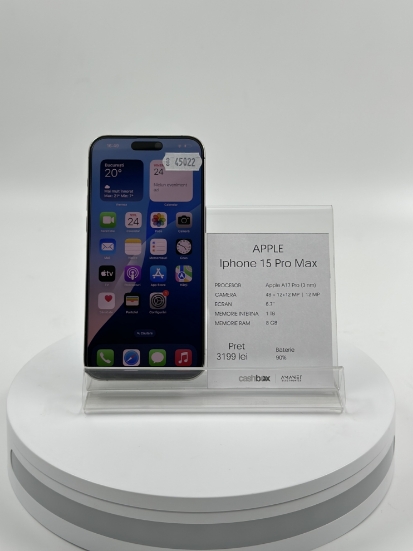 Imagine IPhone 15 Pro Max 512GB bat 90%