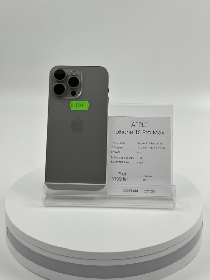 Imagine IPhone 15 Pro Max 512GB bat 90%