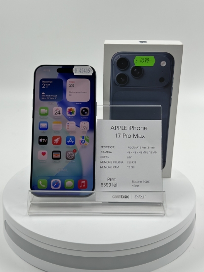 Imagine IPhone 17 PRO MAX  512GB 100% 43 cc