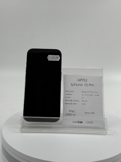 Imagine IPhone 15 Pro 256 GB 88%