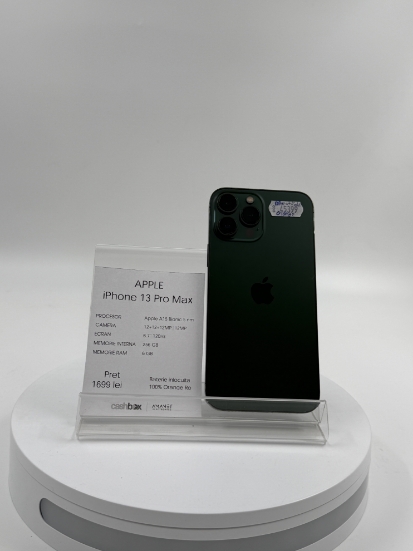 Imagine IPhone 13 PRO MAX (256GB) Orange Ro 100%, inlocuita
