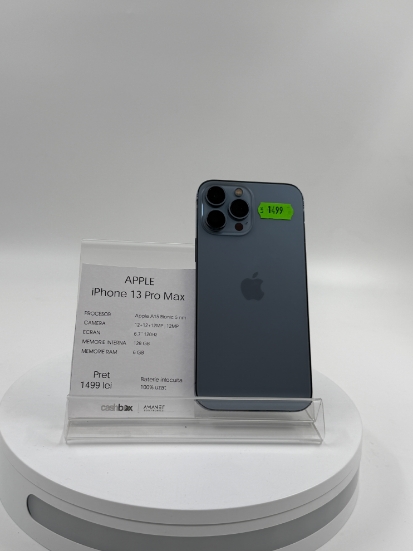 Imagine IPhone 13 PRO MAX (128GB) BAT 100% inlocuita, uzat