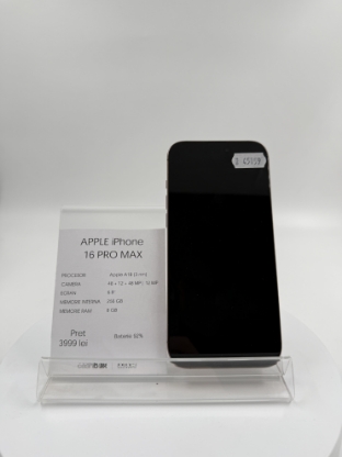 Imagine IPhone 16 PRO MAX  256GB Baterie 92%