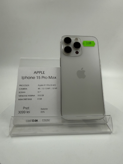 Imagine IPhone 15 Pro Max 512GB bat 85%