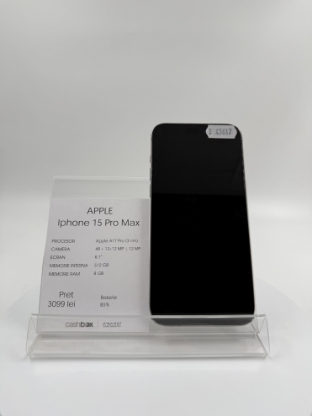 Imagine IPhone 15 Pro Max 512GB bat 85%