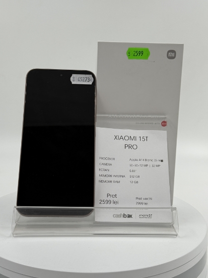 Imagine Xiaomi 15T PRO 512/12 GB 100% bateria 32 cicluri