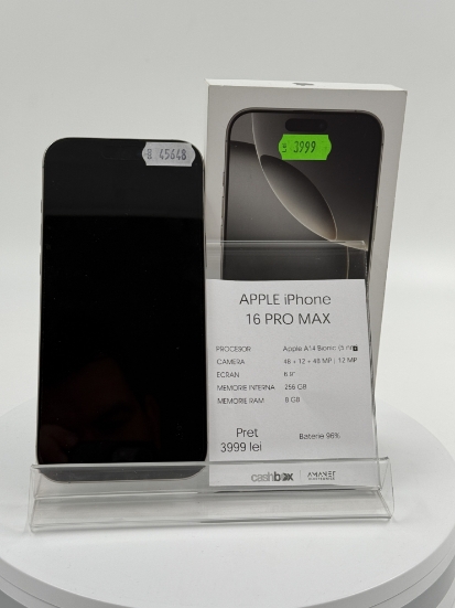 Imagine IPhone 16 PRO MAX  256GB baterie 96%