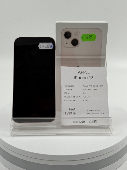 Imagine IPhone 13 (128GB)  baterie 100%, inlocuita original