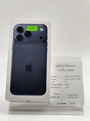 Imagine IPhone 17 PRO MAX  256GB Produs Nou Sigilat