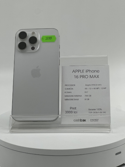 Imagine IPhone 16 PRO MAX  256GB baterie:100% - copy