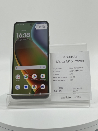 Imagine Motorola Moto G15 power 256 GB 