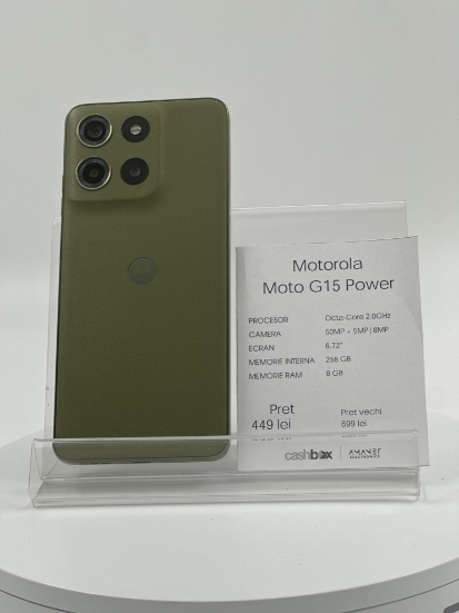 Imagine Motorola Moto G15 power 256 GB 