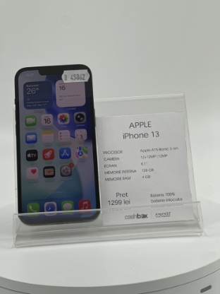 Imagine IPhone 13 128GB Baterie 100%