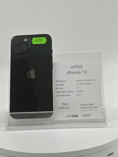 Imagine IPhone 13 128GB Baterie 100%