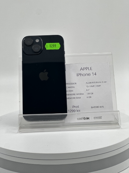 Imagine IPhone 14 (128) BATERIE 85% 