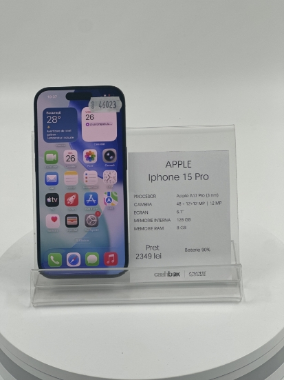 Imagine IPhone 15 Pro 128GB Bat 90%