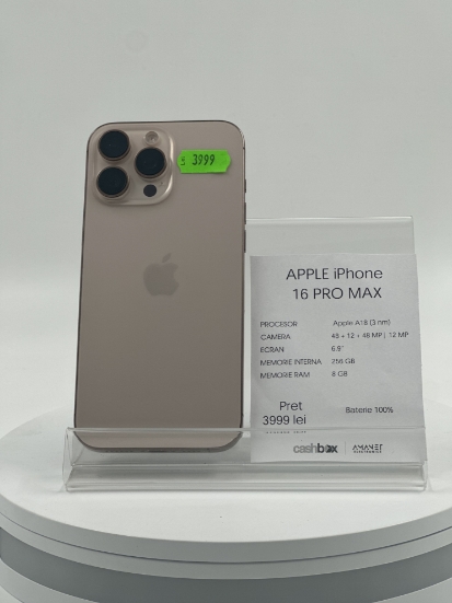 Imagine IPhone 16 PRO MAX 256GB 100%