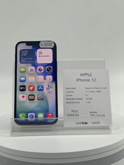 Imagine IPhone 12 (128) baterie inlocuita 100%