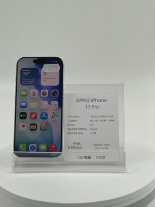 Imagine IPhone 17 Pro  256GB Baterie 100% 12cc