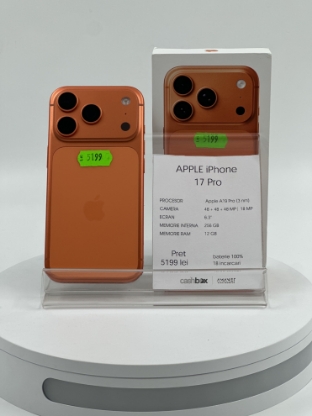 Imagine IPhone 17 Pro  256GB Baterie 100% 18cc 