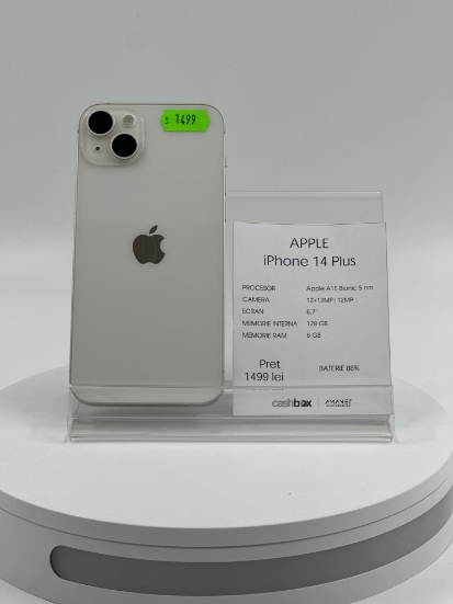 Imagine IPhone 14 Plus 128GB Baterie 88%