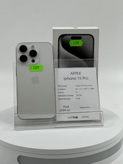 Imagine IPhone 15 Pro 128GB Bat 87%