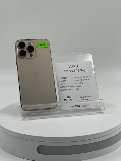 Imagine IPhone 13 PRO 128gb Bat 100% inlocuita