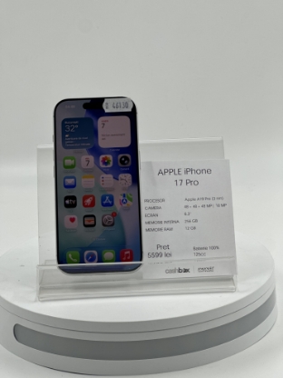 Imagine IPhone 17 Pro  256GB Baterie 100% 125cc